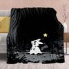 Pokémon Anime Flannel Blanket - Soft Warm Perfect for Sofa, Bedding Camping Travel Office Home Decor -QJY