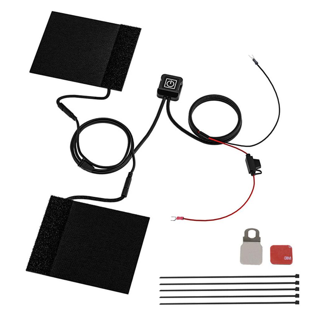 Easy Installation Electric Heated Pad for Motorcycle 22mm Handlebar Warmer Pads