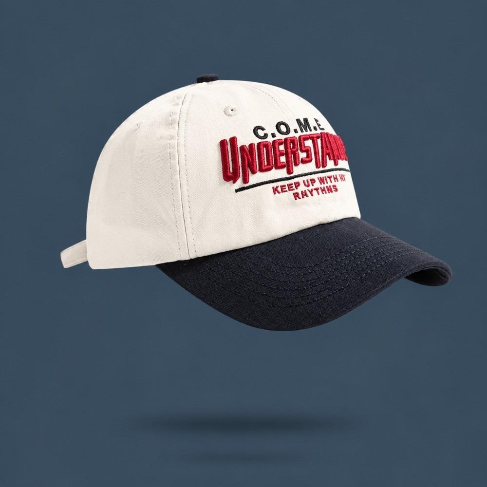 Contrasting Big Head Sports Hat Embroidery Sunshade Hat New Hip-hop Hat Women Men