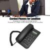 Tischtelefon Anrufer-ID Wandhalterung Minimalistisch Kabelgebundenes Haustelefon für Zuhause Hotel     Telefonleitung