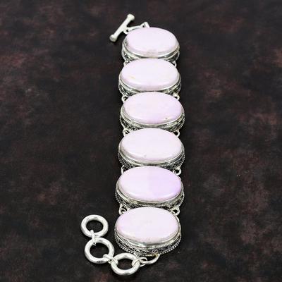 Phosphosiderite Gemstone Bracelet 925 Sterling Silver Bracelet Designer Jewelry Adjustable Chain Bracelet Handmade Vintage Bracelet For Gift