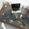 Non-slip Protective Desk Mat Tropical Leaves Flower 120X60 Cm