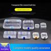 Dental and Orthodontic Retainer Box: Transparent Cleaning and Storage Solution