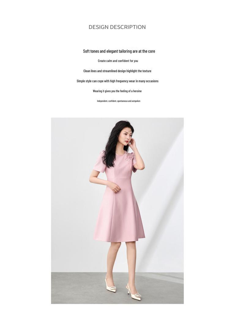 Elegantes leicht luxuriöses mit Diamanten besetztes Blumen-Abendkleid für Damen