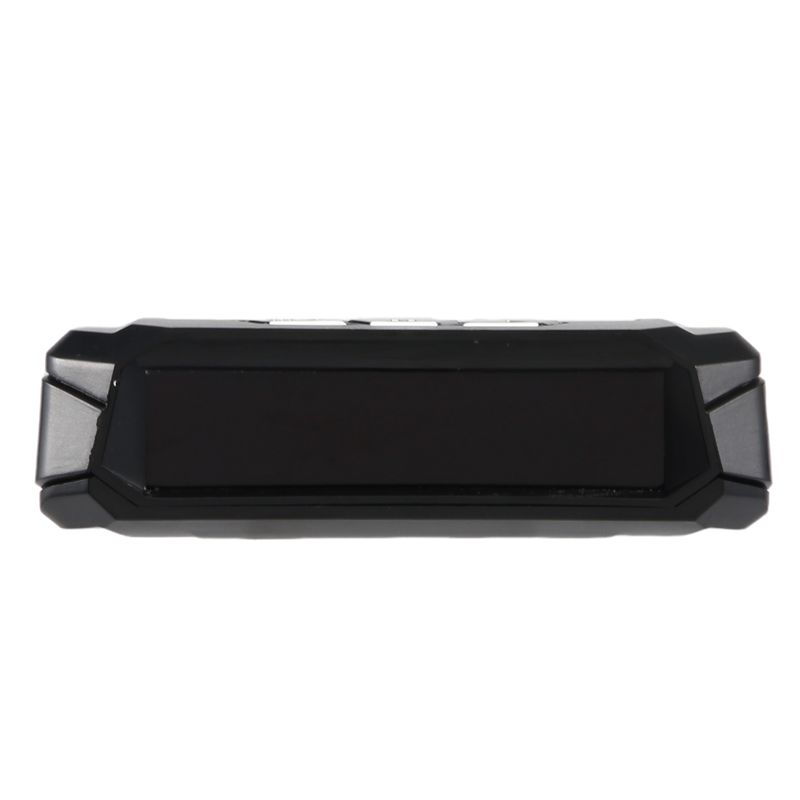 CACE-Car Solar Digital Clock With LCD Time Date In-Car Temperature Display For Outdoor Personal Car Part Decoration