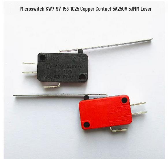 Copper Contact KW7 Series V-15/152/153/155-1C25 Microwave Oven Micro Switch