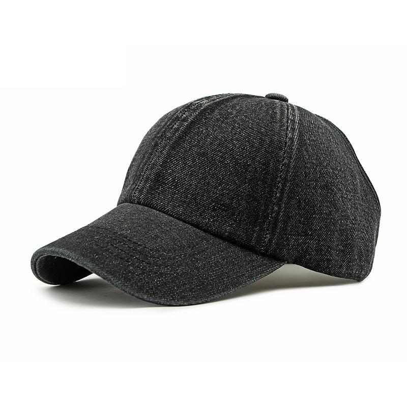 Spring Autumn Women's Sunscreen Hat Ponytail Panama Cap Denim Baseball Cap