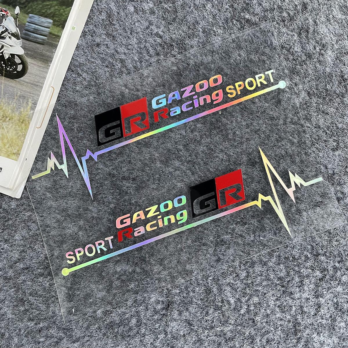 

1 Pair Car Stickers Auto Body Quarter Window Vinyl Decals Accessories For Toyota GR GAZOO Racing Sport Corolla Raize Camry Yaris
