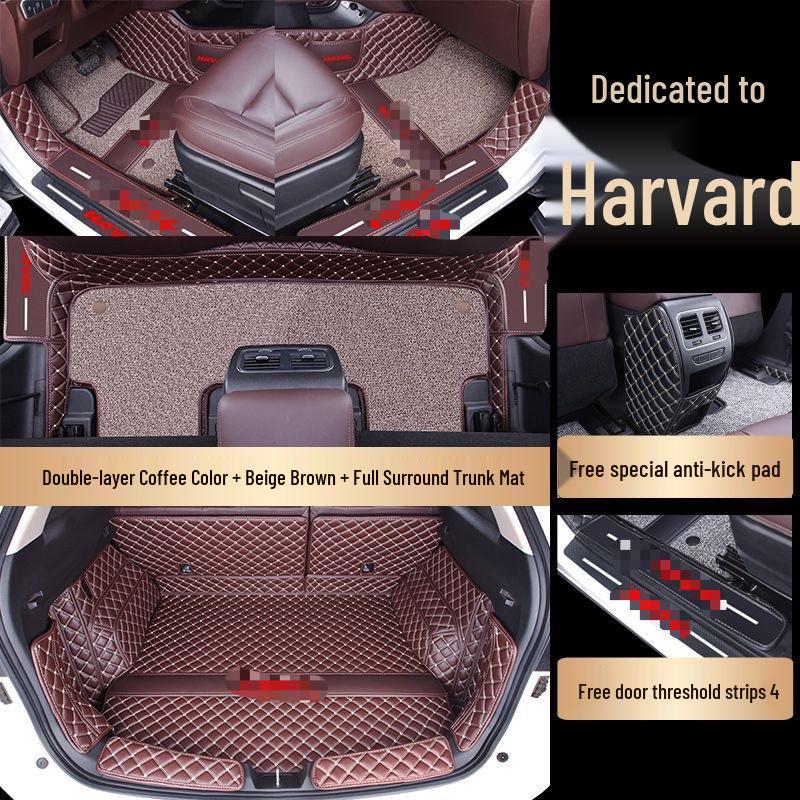 Custom Full Coverage Floor Mats for Haval H6, H2, Big Dog M6, Menglong F7, and H9