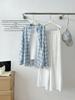 Plus Size Korean Blue Plaid Shirt & Vest Wide-Leg Pants Set for Women