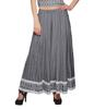 Moomaya Crop Top With Loose Palazzo Set For Women Printed Ethnic Clothing