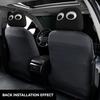 Cartoon Cute Eyes Car Headrest Covers 2 Pack Car Seat Head Rest Cover Auto Elastic Seat Coverings Vehicle Interior Accessories Protector Universal