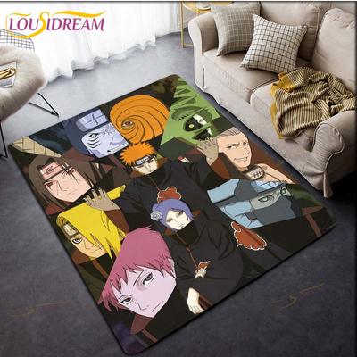 Naruto-Teppich, Anime-Teppich, Kinderteppiche, Wohnzimmer, Teetischmatten, Schlafzimmerteppich, waschbare Fußmatten, Haushaltsbereichsmatte, niedlicher Teppich