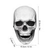 Full Head Skull Mask Carnival Adults Realistc Anonymous Halloween Moveable Mouth Jaw Anime Horror Helmet Skeleton Headgear Masks