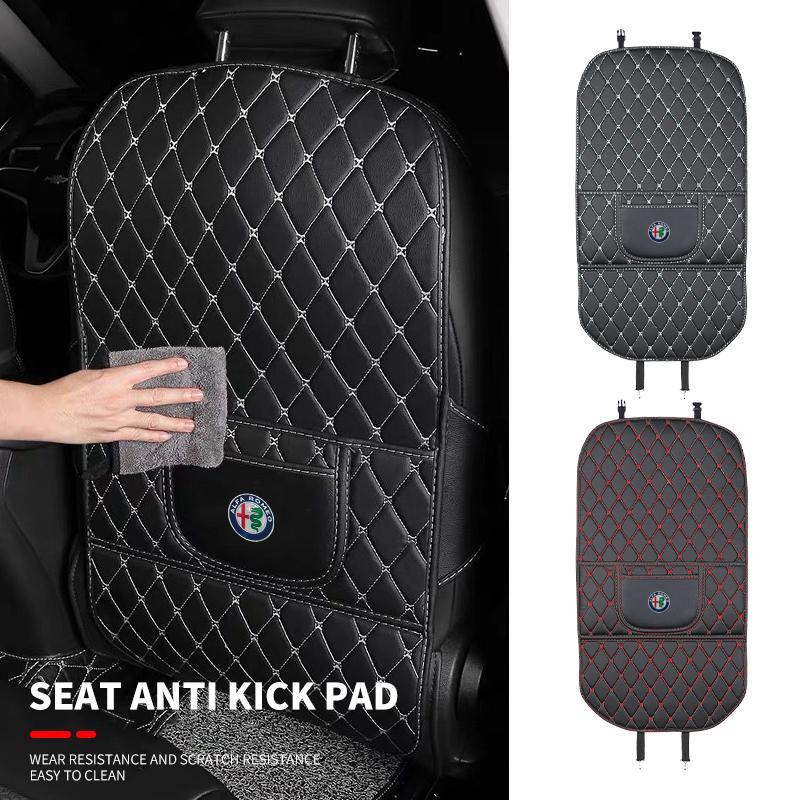 

Car Anti-kick Mat Car Seats Anti Kick Pad Mat For Alfa Romeo Citroen LEXUS Dacia Tesla Cadillac Land Rover Toyota Hyundai Acura білий