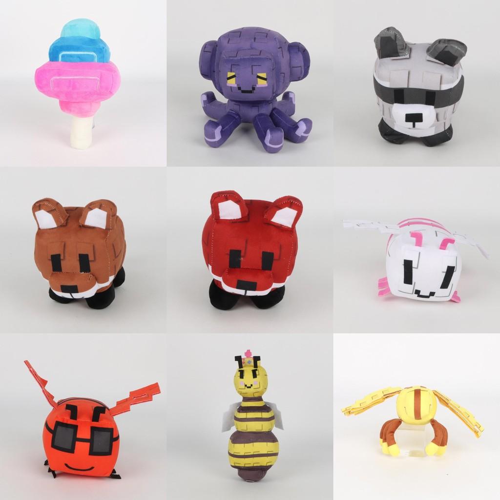 Toy Minecraft Plush Queen Bee Animal Durable Material Play Collecting Doll Gift