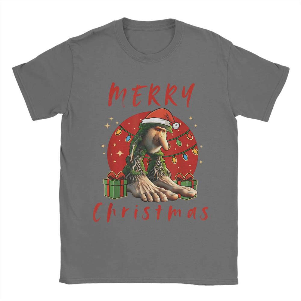 Italian Brainrot Christmas BRR BRR Patapim Merry Christmas TShirt Men Women Cotton TShirts Summer Tee Shirt Plus Size Clothing