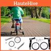 Versatile Adjustable Training Wheel Support For Children's Bikes With Sturdy Build