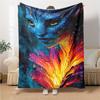 1Pc Avatar'S Ethereal Journey Blanket For Couch Bed Plush Cozy Fuzzy Blanket Super Soft Warm Blankets For Fall And Winter 0918278