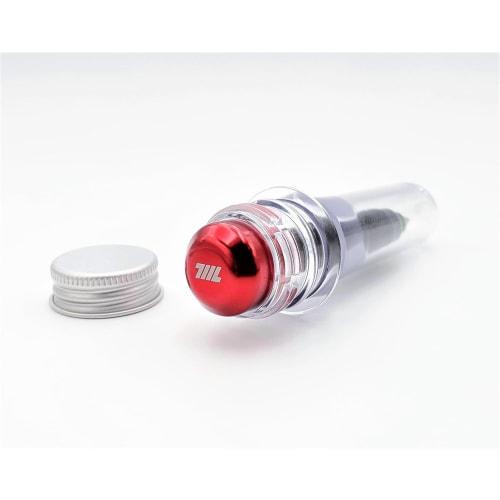 711L Lollipop Bit Driver (Aluminum, Black, Red) - Pocket Screwdriver with Retractable Lever for Increased Torque