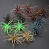 2Pcs Soft Fishing Lures with Urchin Shape, Simulation Fishing Stuff Urchin Baits Artificial Slow Floating Swimming Lures