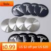 Autoaufkleber Tesla 4 Stück 56mm Tesla Radnabendeckel Mittelkappe Logo Hochwertiger Aufkleber für Tesla Model 3 Y S X Personalisierte Autoaufkleber