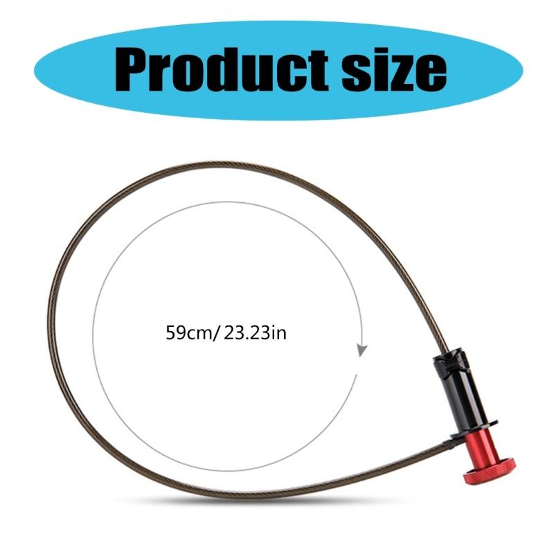 Advanced Security Cable Lock For Bicycles, Anti Theft Device For Cyclist Bicycles Accessories Lock Cable