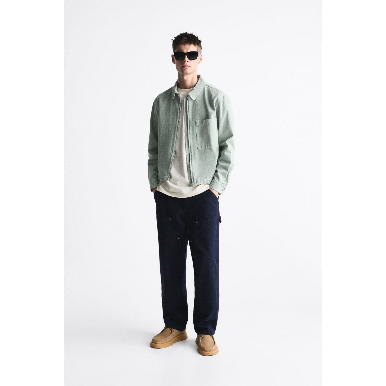 

CROPPED COLOURED OVERSHIRT