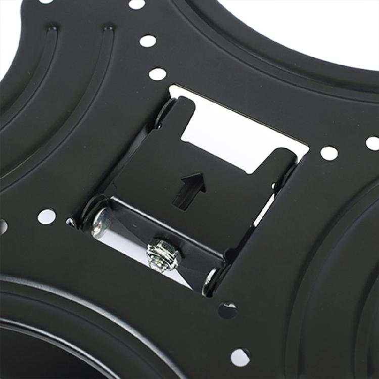 Heavy Duty Steel TV Wall Mount Holder with Adjustable Arm Tilt and Adjust for 26-55inch Flat Panel Displays Black