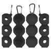Portable 3-Ball Silicone Golf Case Golf Ball Protector