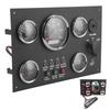 24V Gauge Cluster Oil Pressure Level Water Temperature Voltage Display with Ignition Keys