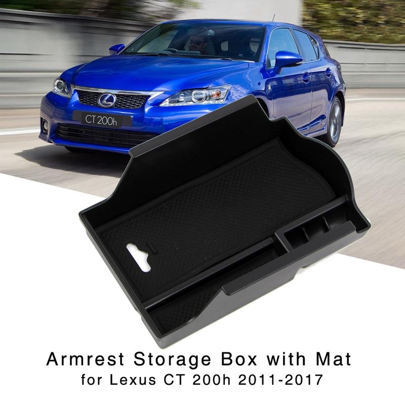 Ящик для хранения в подлокотнике для Lexus CT 200h CT200h 2011 2012 2013 2014 2015 2016 2017 Органайзер-лоток для центральной консоли