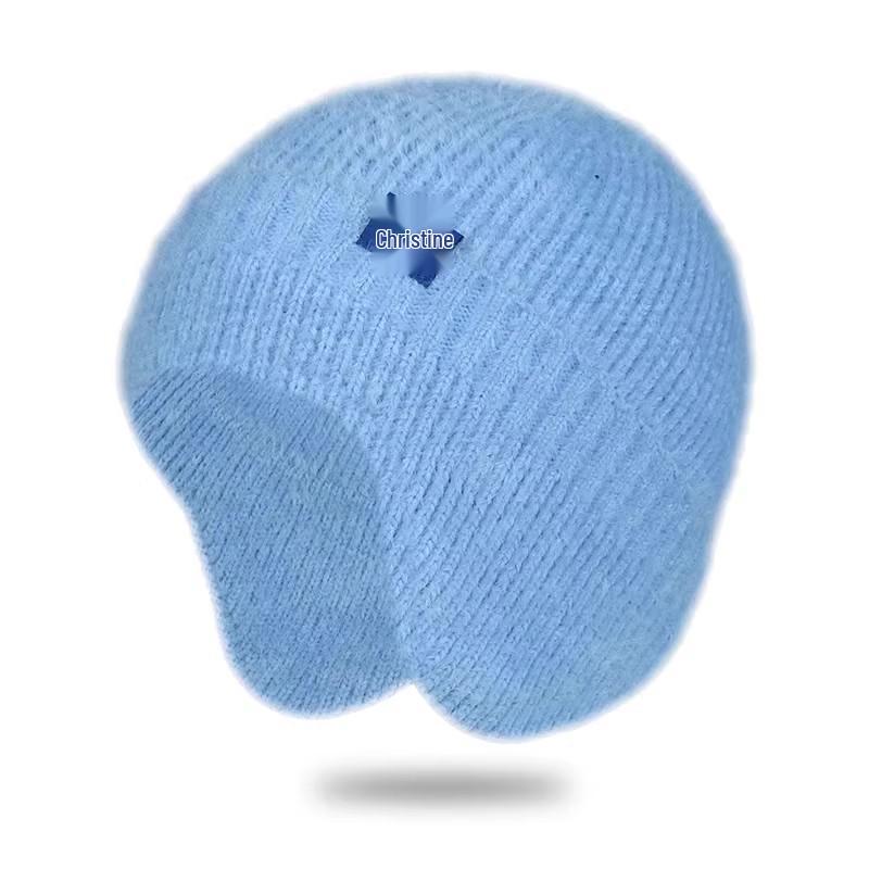 Men's Winter Fleece-Lined Ear-Covering Knit Hat
