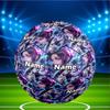 Custom Name Personalized Demon Slayer Print Size 5 Soccer Ball Training & Match Football, for Team, Kicking, Gift for Football
