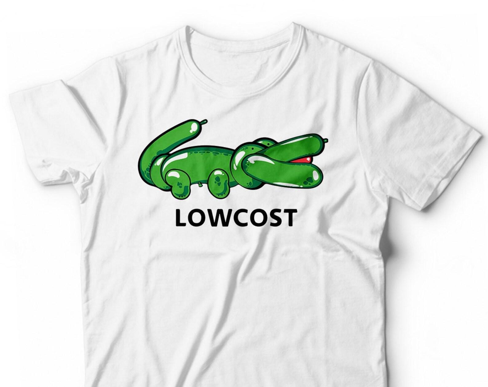Lowcost Parody T-shirt - Parody crocodile tennis t-shirt L