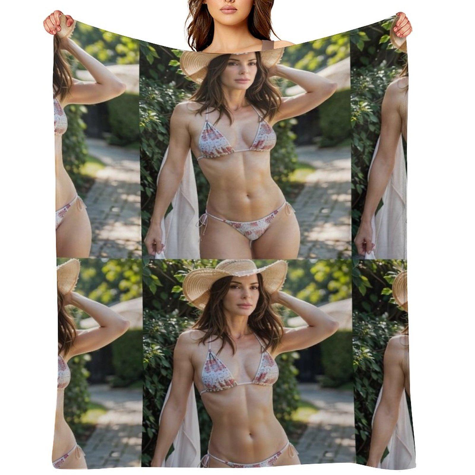 Sandra Bullock sexy Throw Blanket halloween Multi-Purpose wednesday Thin Blankets 30x40in