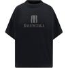 Balenciaga Logo Printed Crewneck T Shirt 818431TSVU41083