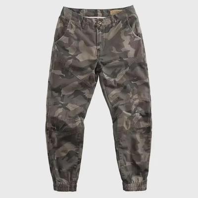 Men's Camouflage Work Pants - Durable, Dirt-Resistant, Ideal for Construction & Welding, Loose-Fit, Spring/Autumn.