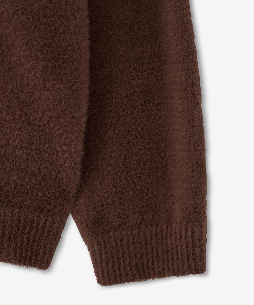 Blond9 Soft Wing Yarn Cardigan_Brown