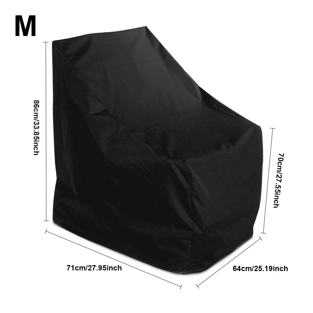 

Stacked Chair Dust Cover Waterproof Dust-proof Patio Garden Furniture Protector Furniture Organizer for Outdoor Sofa Armchair