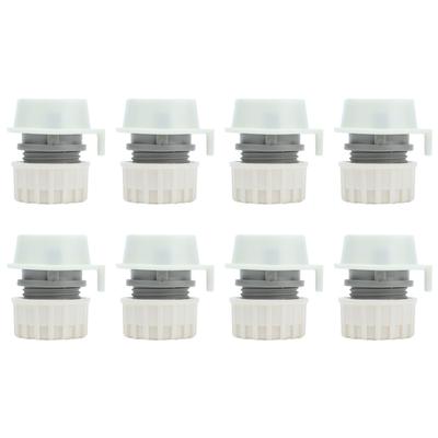 8Pcs Lock Type Faucet Quick Connector G1 2 Hose Faucet Coupling Adapter Fittings for Washing Machine