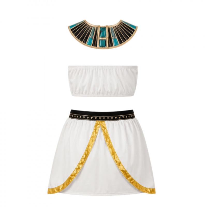 Cleopatra cos costume tube top skirt halloween party stage masquerade party costume
