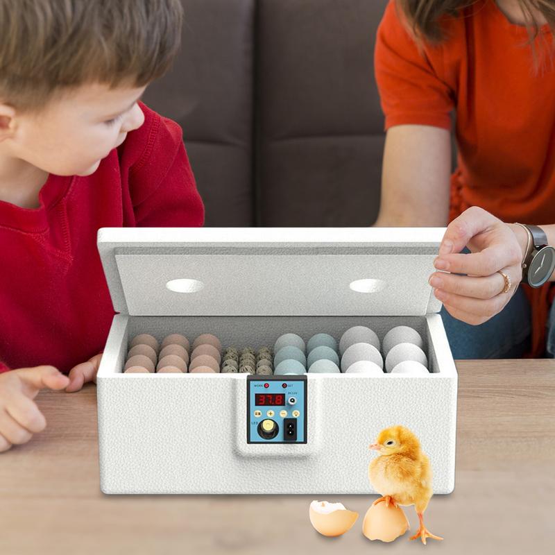 10-25 Eier Brutkasten Manuelles Drehen Stall Brutapparat Temperaturregelung Bauernhof Brutmaschine Huhn Ente Wachtel Vogel Aufzuchtbox Eier