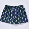 Men Elastic Waistband Thin Men Panties Coconut Tree Print Loose Shorts Briefs Breathable