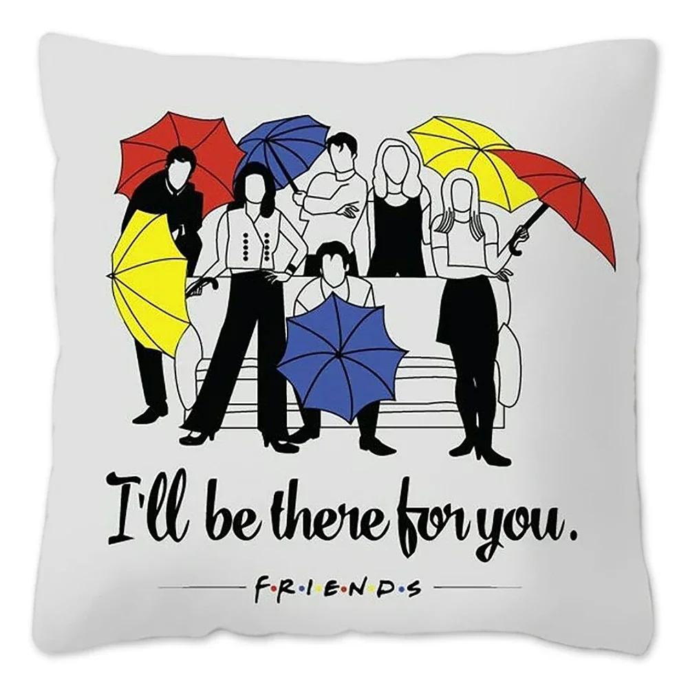 Federe Cuscino Decorazione Soggiorno Serie TV Friends Copricuscino da Esterno per Sedia Copricuscino Decorativo Colore Sedia