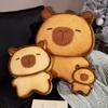 Cartoon Cute Toast Capybara Doll Kapibala Plush Toy Bread Biscuit Doll Children's Gift Doll