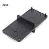 2 pcs Hinge Hole Locator Drilling Guide Opener Template Woodworking Tool Black 85x40mm