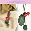 Handgefertigter Leder Lotus Autoschlüsselanhänger mit Blumendesign für Geschenke und Zubehör