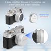 Haoge MC UV-kamera objektivbeskyttelsesfilter Fujifilm X100VI Fuji X100V kameratilbehør med integrert adapterring sølv vanntett nanobelegg HD