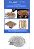 304 Stainless Steel Round Mesh Smoker Basket for BBQ